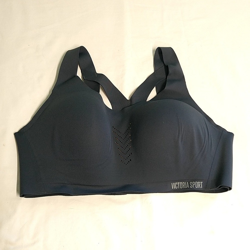 Victoria Sport Angel Max Sports Bra Womens 36D Black High Impact Laser Cut
